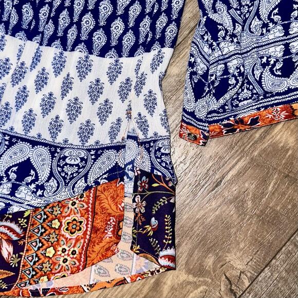 Aratta Silent Journey Paisley Moroccan Tunic Size Small - Picture 5 of 16